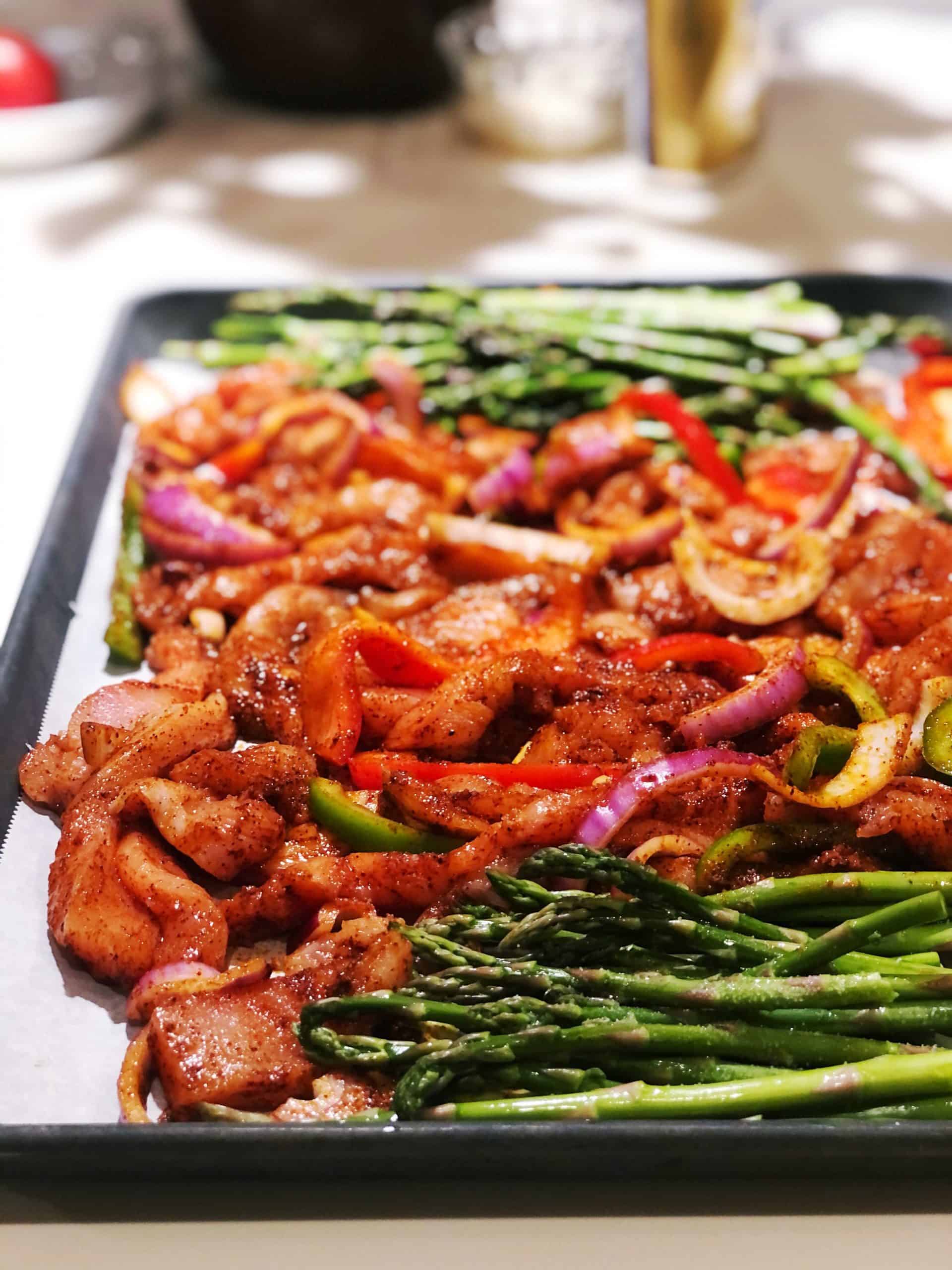 chicken fajitas
