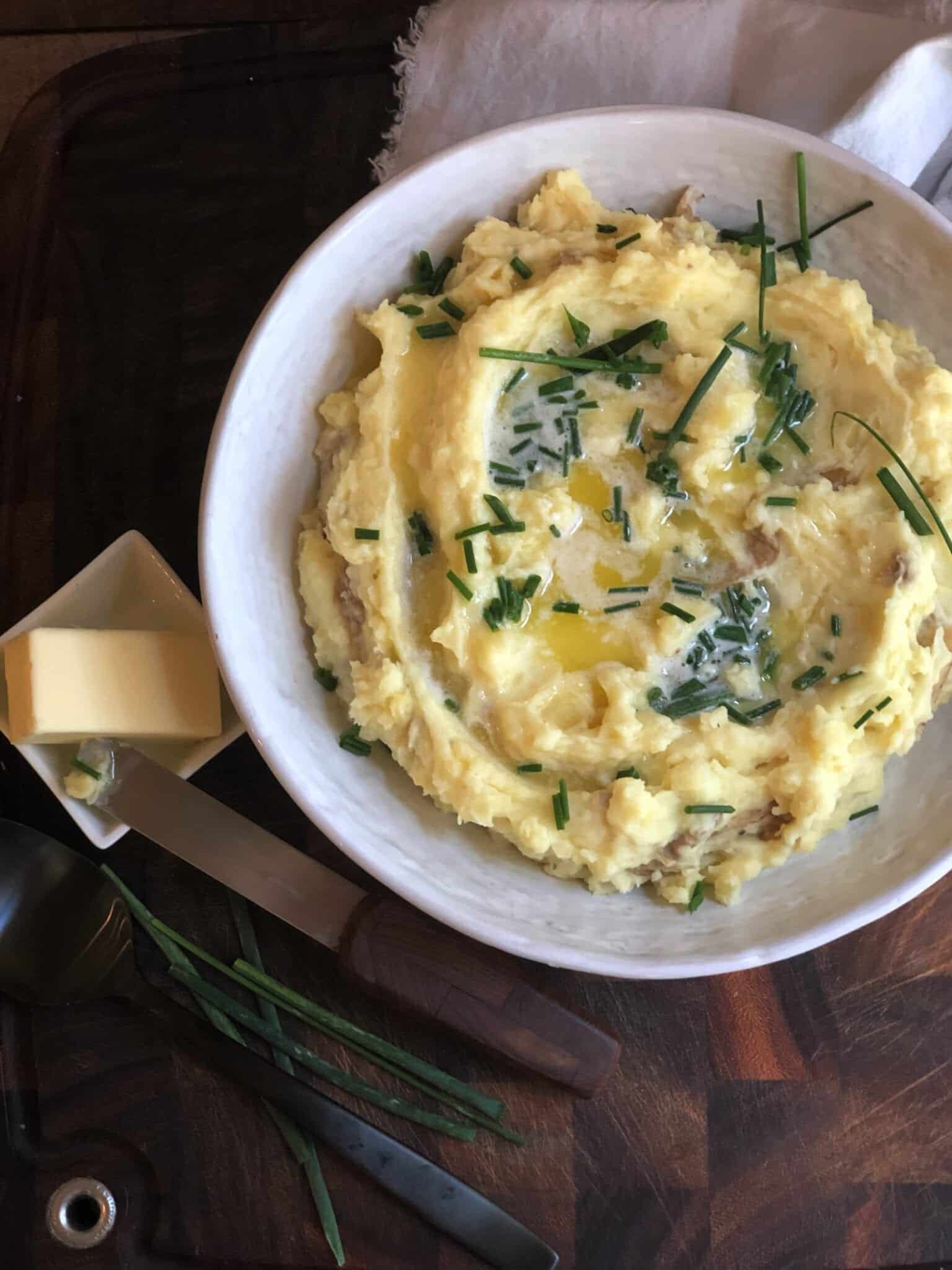 smashed potatoes