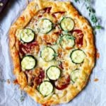zucchini chorizo galette