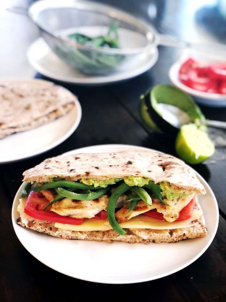 chacarero with chicken