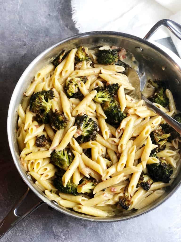 pasta with truffle sauce top