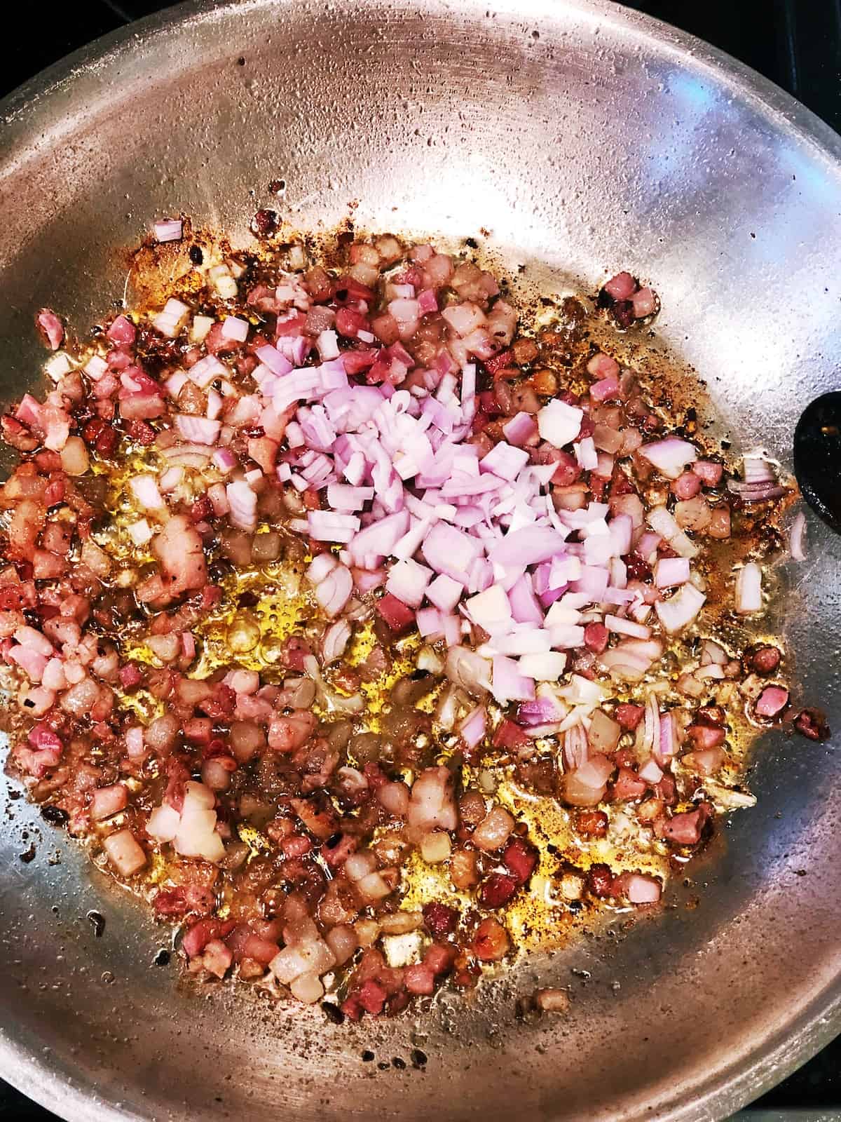 cooking shallots