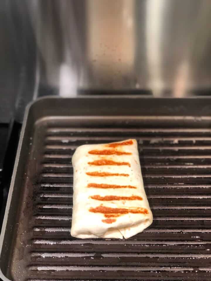 heated burrito