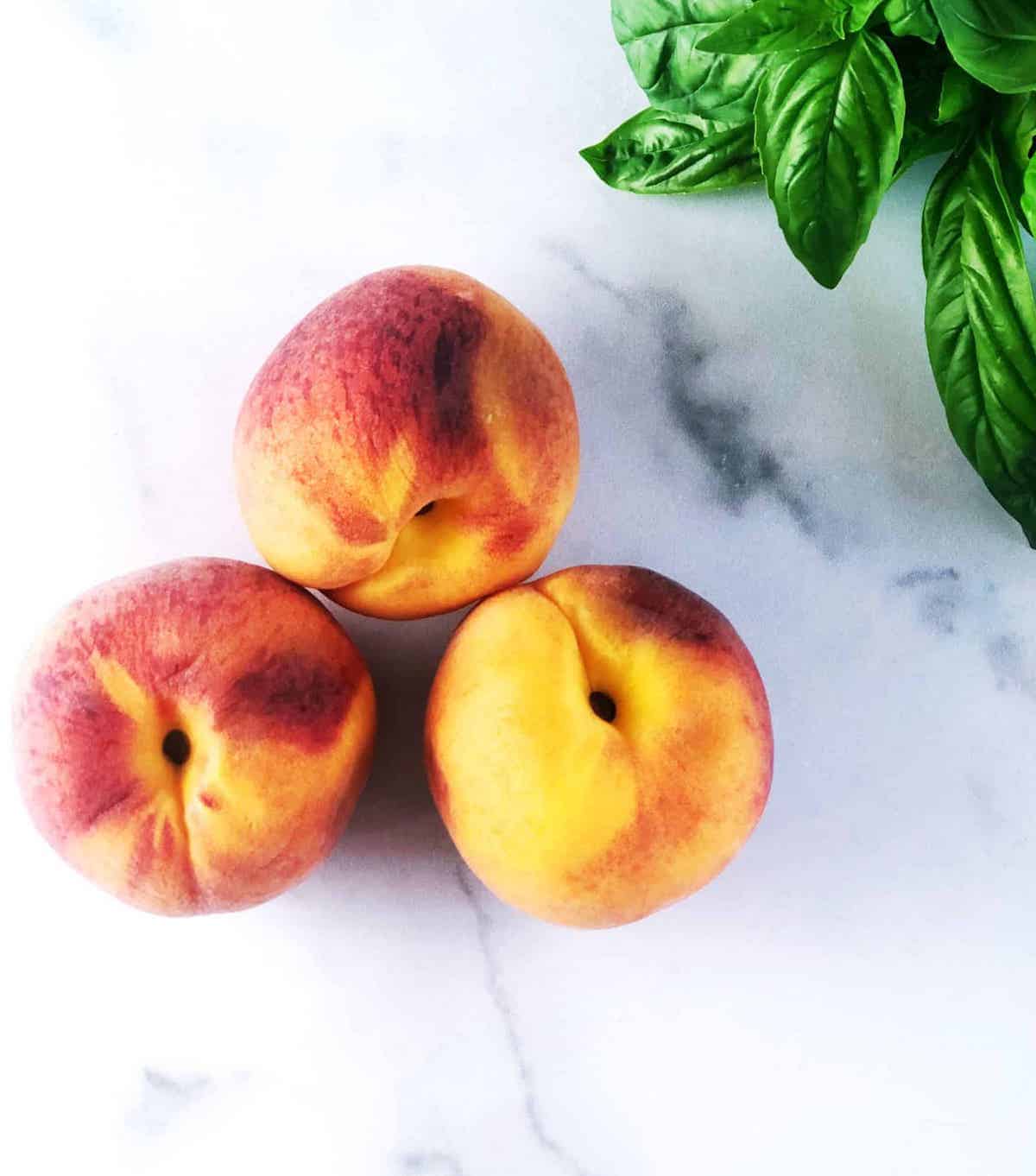 peaches for galette