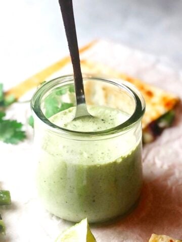 poblano cream sauce