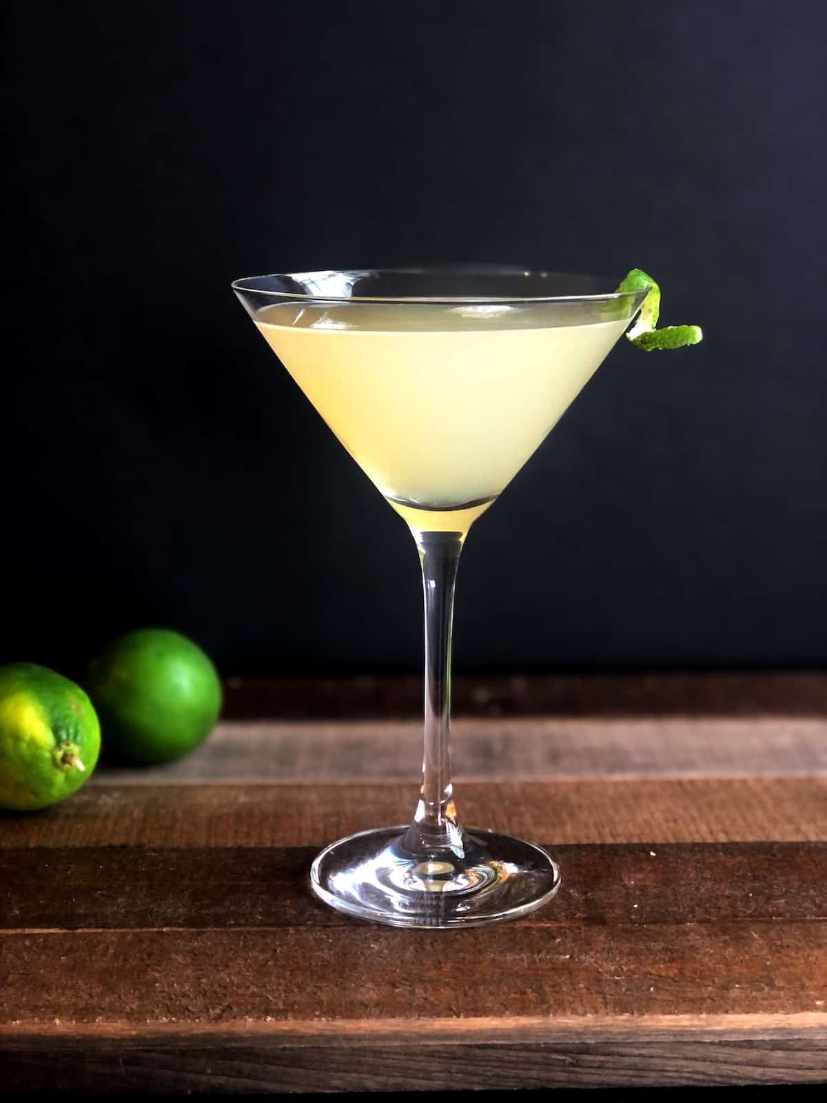 french gimlet on table