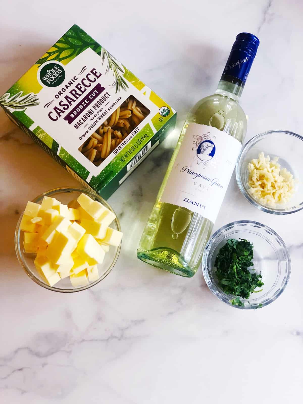 white wine butter sauce ingredients