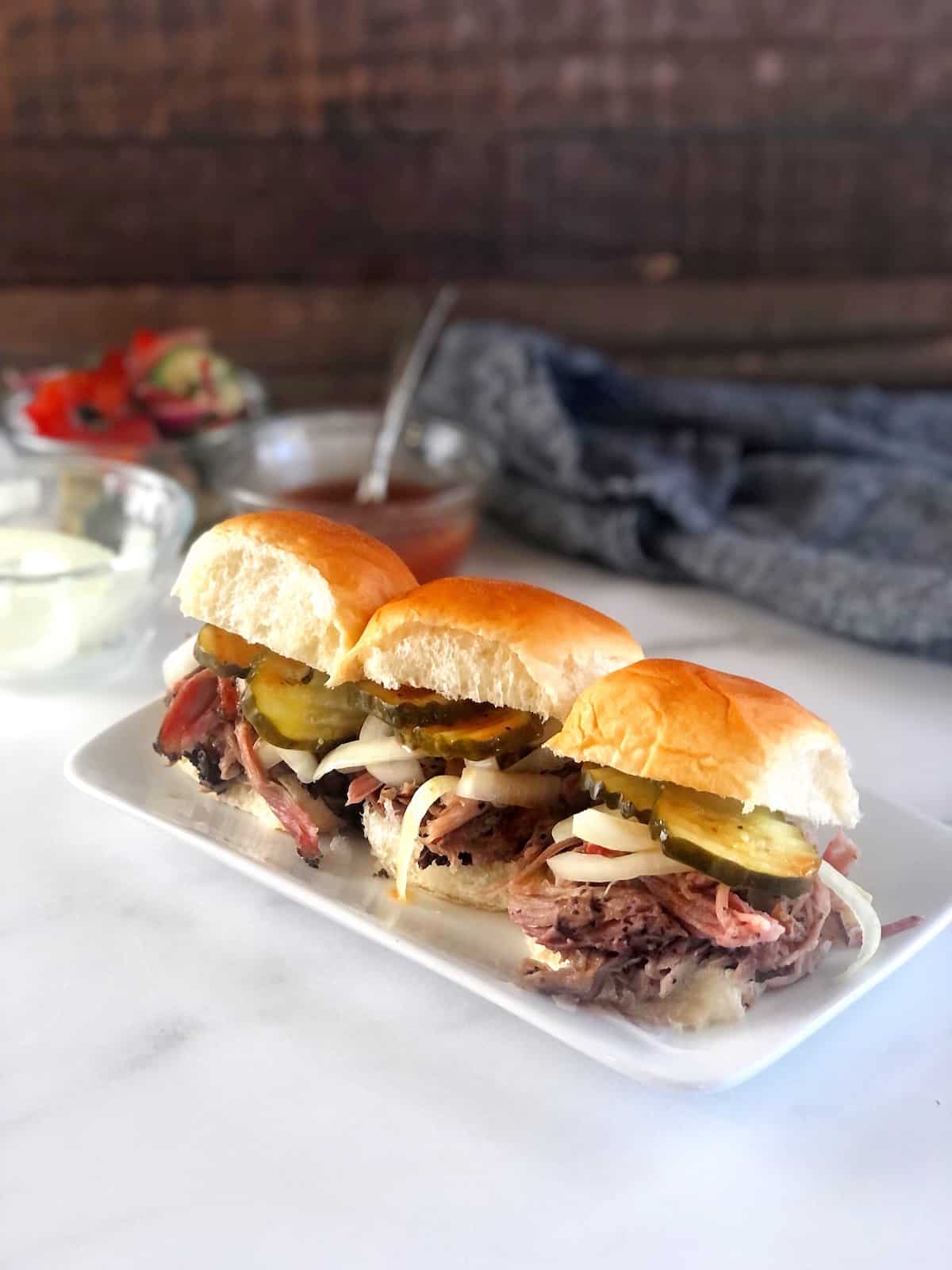 pulled pork sliders